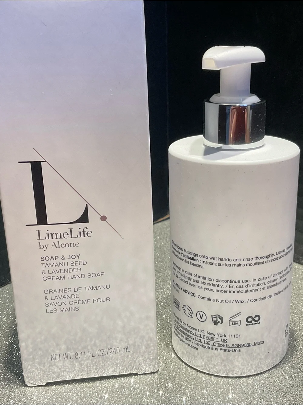 LimeLife by Alcone Soap & Joy Cream Hand Soap – Tamanu Seed & Lavender